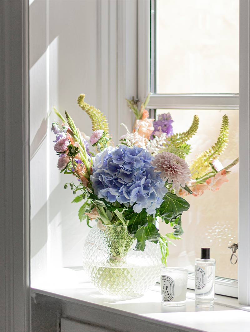 Abonnement floral pour les particuliers par Joséphine's flowers.